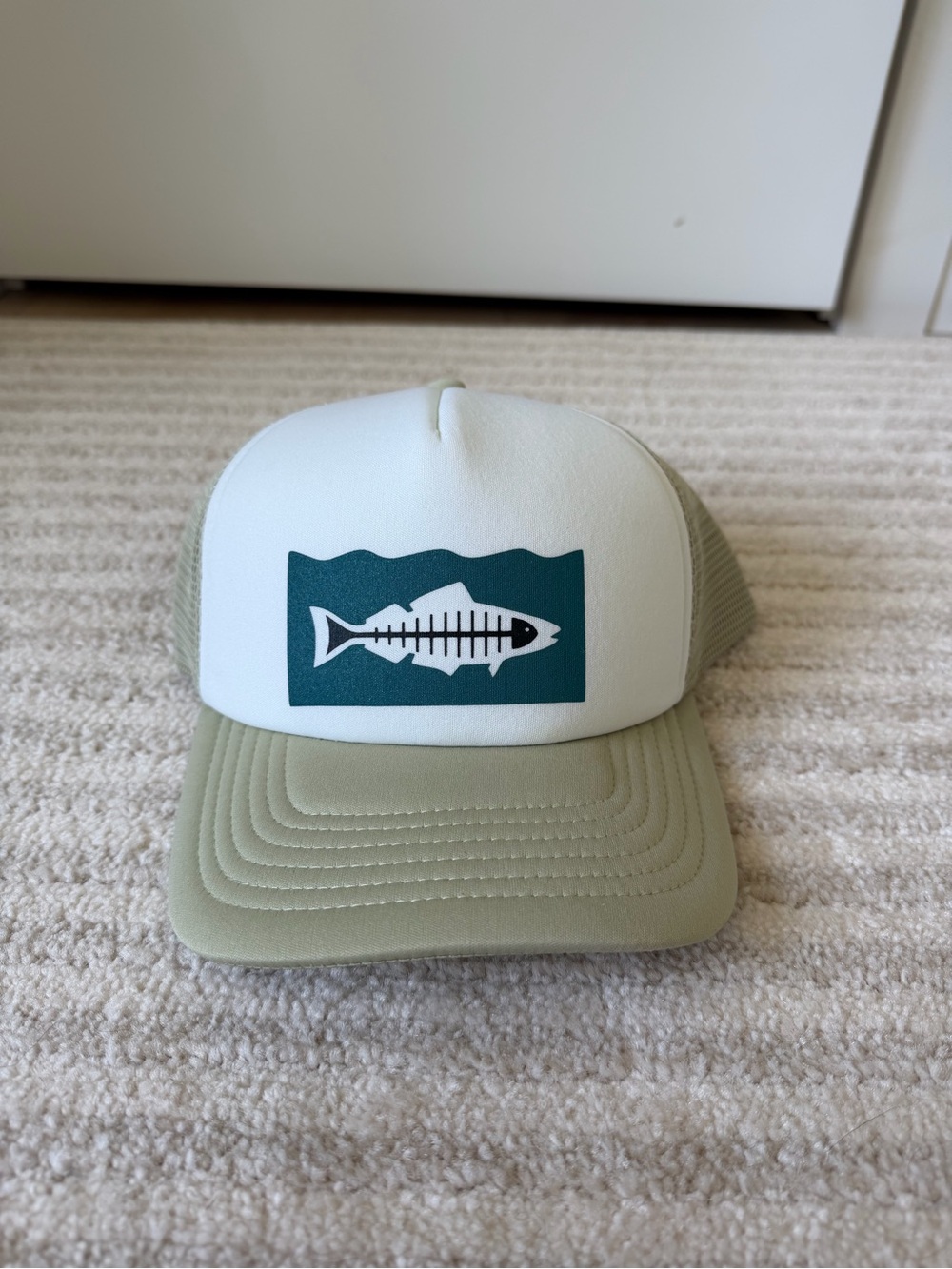 Stüssy x Heal the Bay Stock Trucker Cap – Bone/Khaki